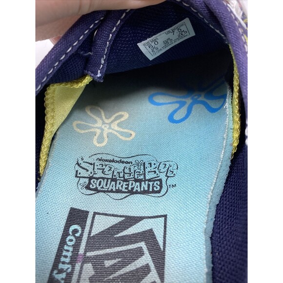 VANS Spongebob “Alohabob” Comfy Cush Authentic Men’s Size 6 / Women 7.5 Skate - Picture 9 of 11